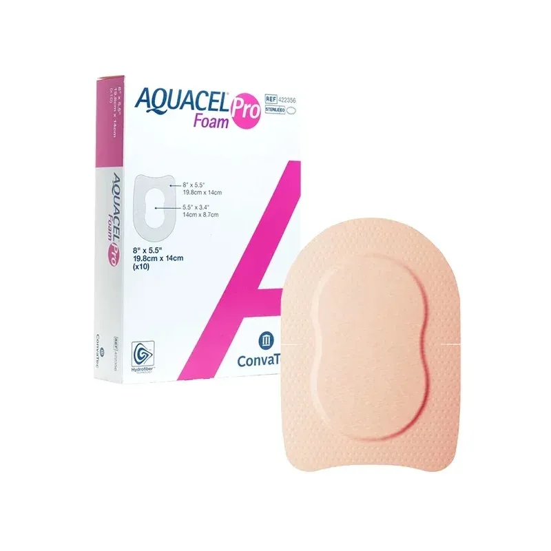 Aquacel Foam Pro Pansement Hydrocellulaire Talon 19,8X14cm 10 pièces - Univers Pharmacie