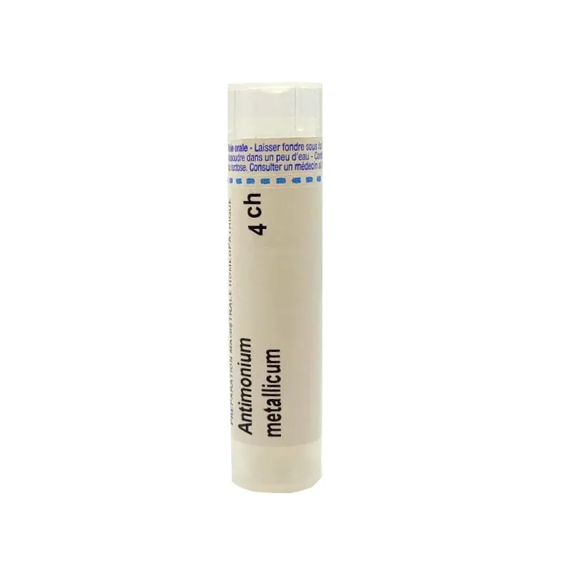 Boiron Antimonium Metallicum 4ch tube granules - Univers Pharmacie