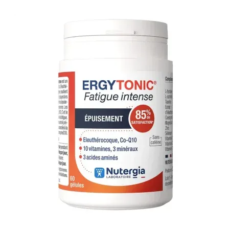 Ergytonic Fatigue Intense Épuisement 60 gélules - Univers Pharmacie