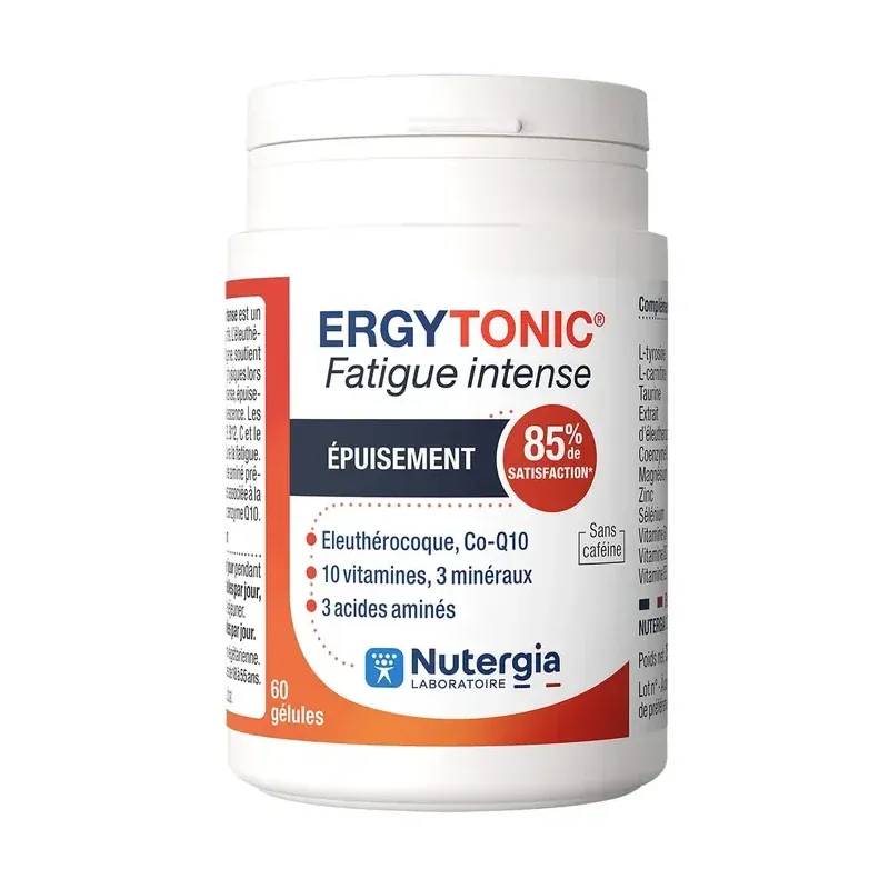 Ergytonic Fatigue Intense Épuisement 60 gélules - Univers Pharmacie