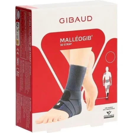 Gibaud Malléogib 3D Strap Chevillère Taille 4 - Univers Pharmacie