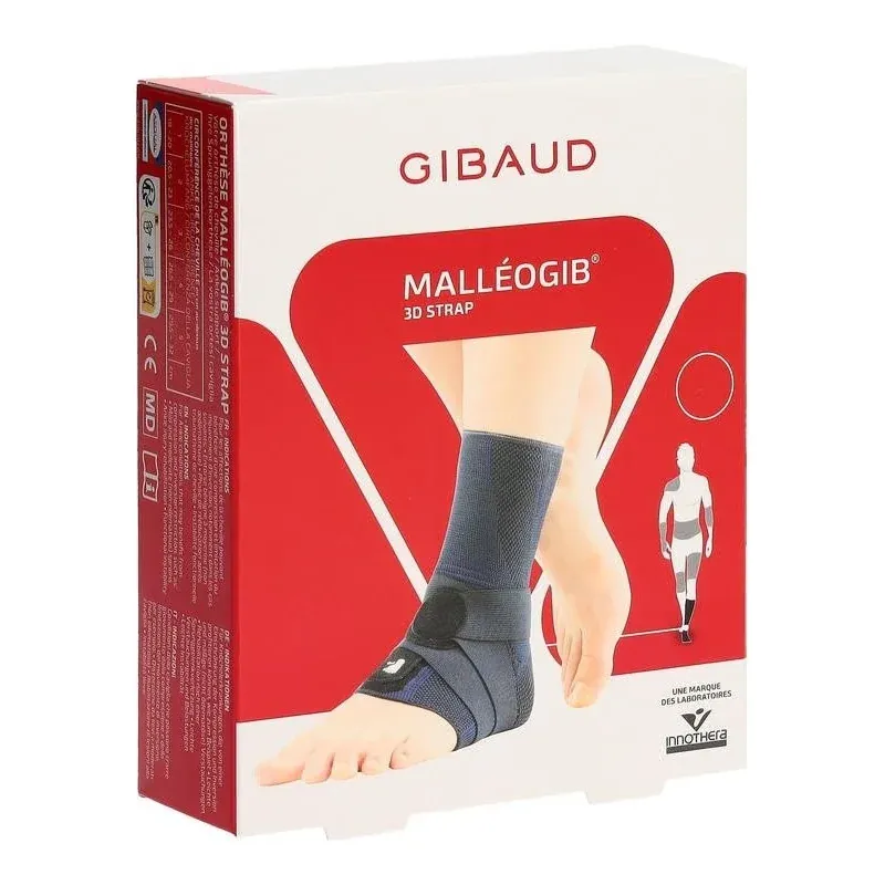 Gibaud Malléogib 3D Strap Chevillère Taille 4 - Univers Pharmacie