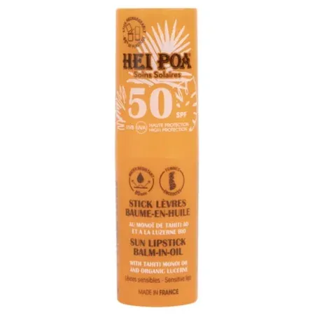 Hei Poa Stick à Lèvres Baume en Huile SPF50 4g - Univers Pharmacie