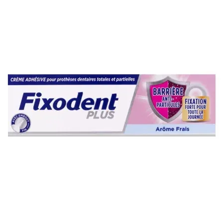 Fixodent Plus Barrière Anti-particules Arôme Frais 35g - Univers Pharmacie