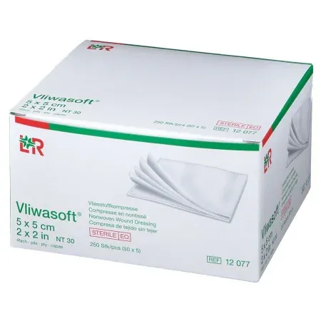 Vliwasoft Compresse en Nontissé 5X5cm 250 pièces - Univers Pharmacie