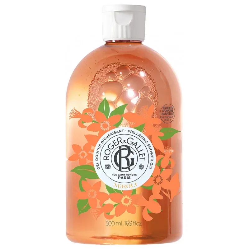 Roger&Gallet Gel Douche Bienfaisant Néroli 500ml - Univers Pharmacie