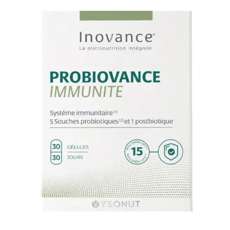 Inovance Probiovance Immunité 30 gélules - Univers Pharmacie