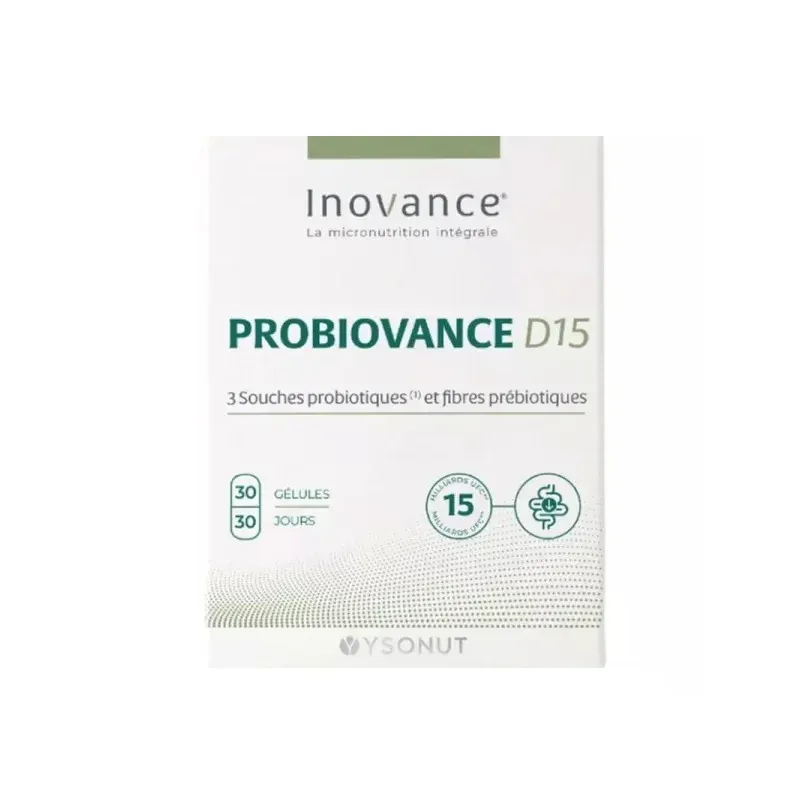 Inovance Probiovance D15 30 gélules - Univers Pharmacie