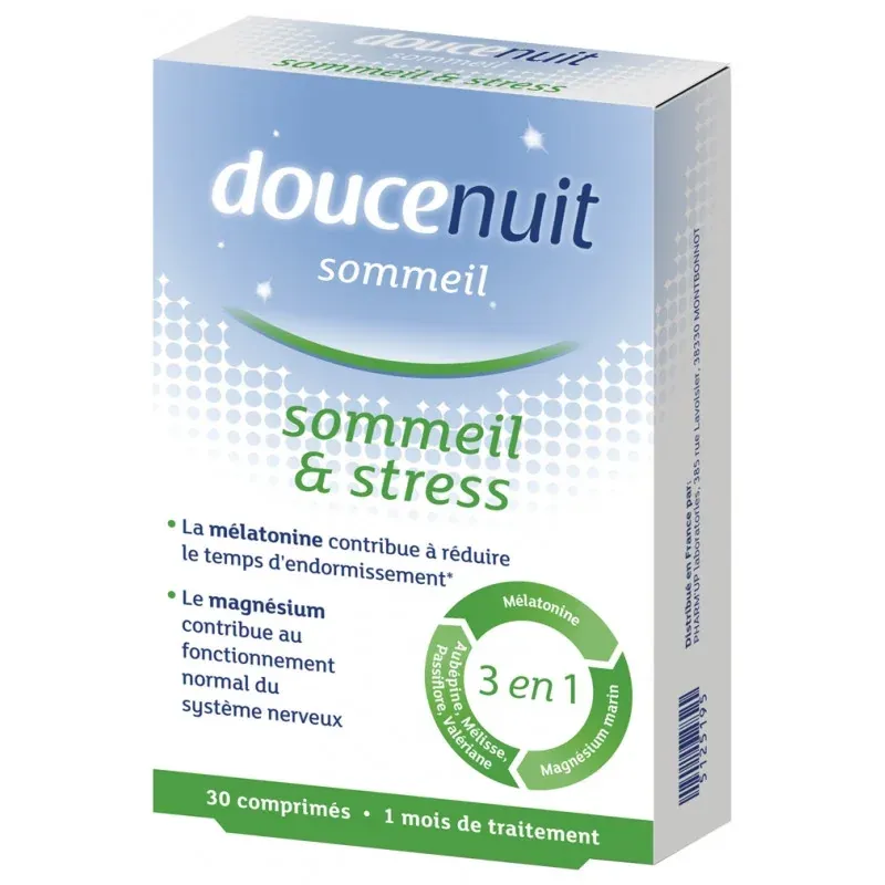 Doucenuit Sommeil & Stress 30 comprimés - Univers Pharmacie