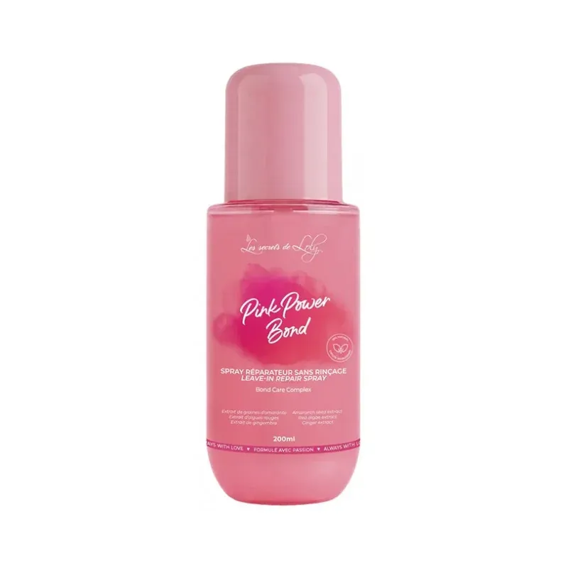 Les Secrets de Loly Pink Power Bond Spray Réparateur Sans Rinçage 200ml - Univers Pharmacie