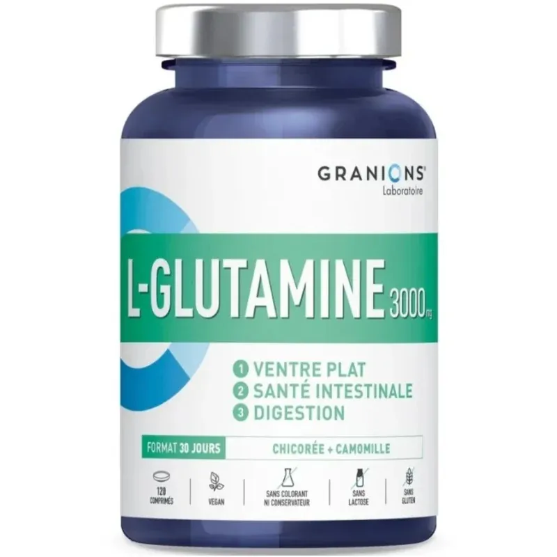 Granions L-Glutamine 3000mg 120 comprimés - Univers Pharmacie