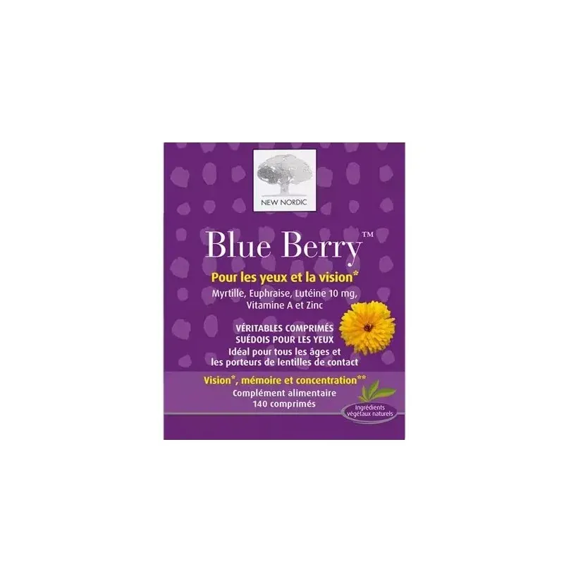 New Nordic Blue Berry 120 comprimés - Univers Pharmacie