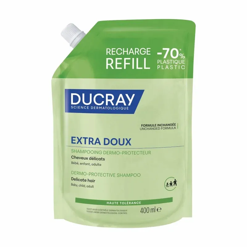 Ducray Recharge Shampooing Dermo-protecteur Extra-doux 400ml - Univers Pharmacie