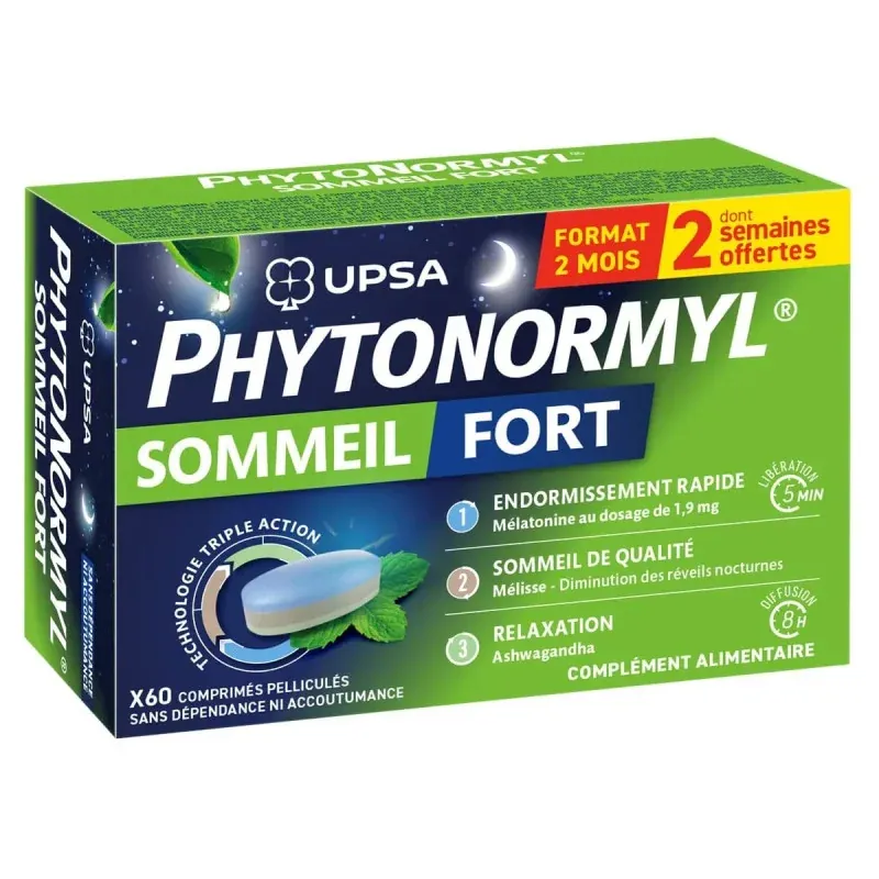Upsa PhytoNormyl FORT 60 comprimés - Univers Pharmacie