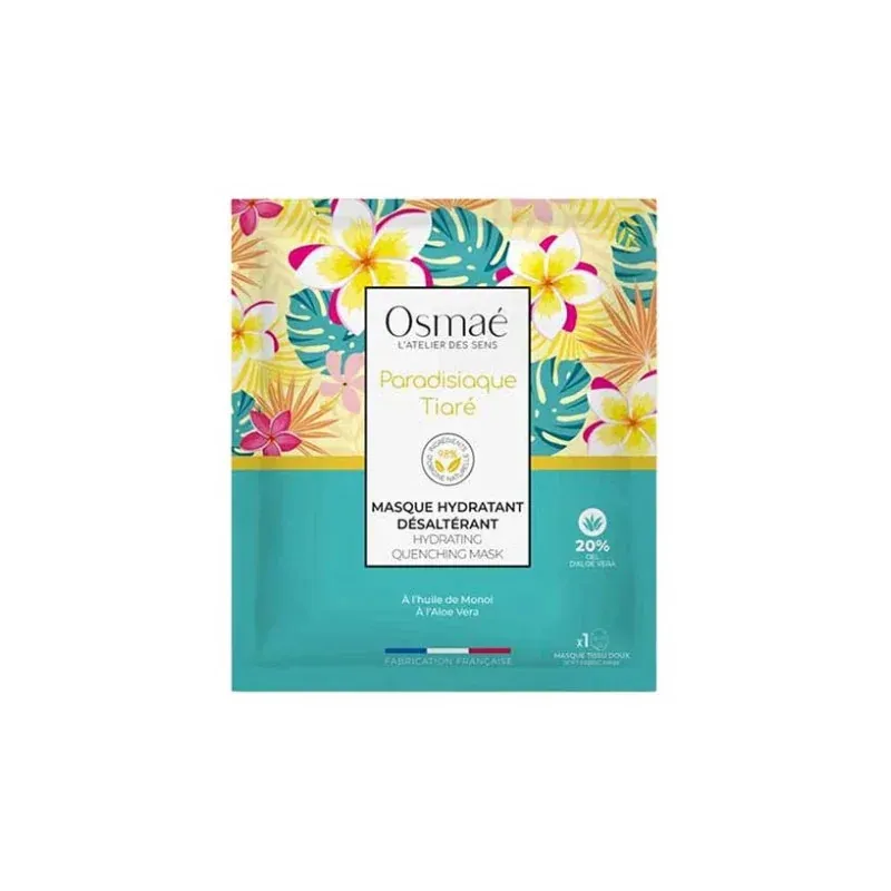 Osmaé Paradisiaque Tiaré Masque Désaltérant 25g - Univers Pharmacie