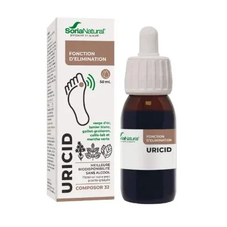 SoriaNatural Uricid Fonction d'élimination 50ml - Univers Pharmacie