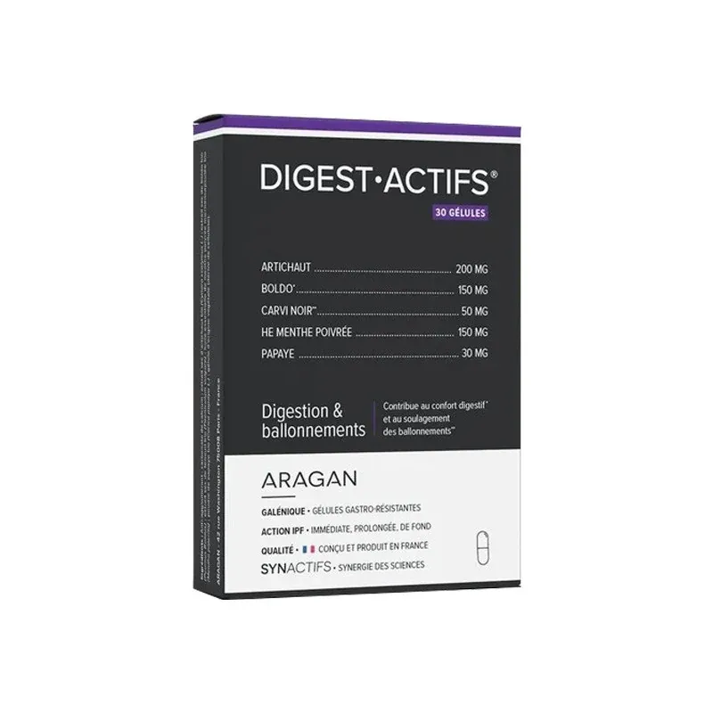 SynActifs DigestActifs Digestion 30 gélules - Univers Pharmacie