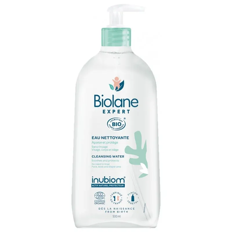 Biolane Eau Nettoyante Bio 500ml - Univers Pharmacie
