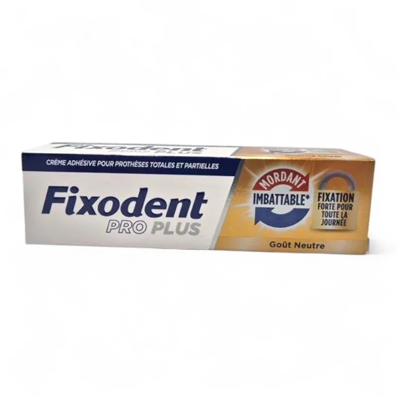 Fixodent Pro Plus Pack XL Goût Neutre 57g - Univers Pharmacie