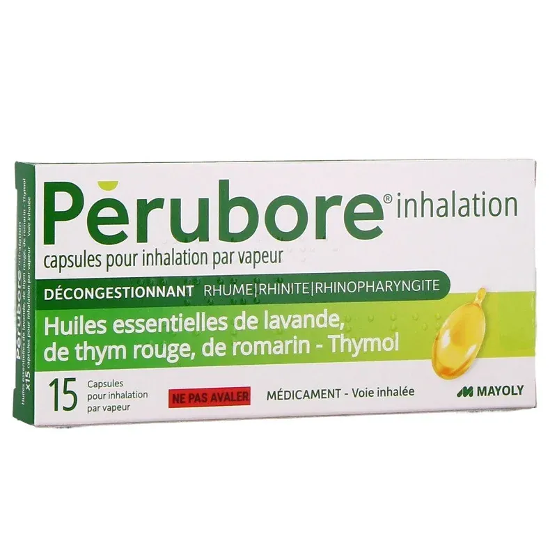 Pérubore Inhalation 15 capsules - Univers Pharmacie