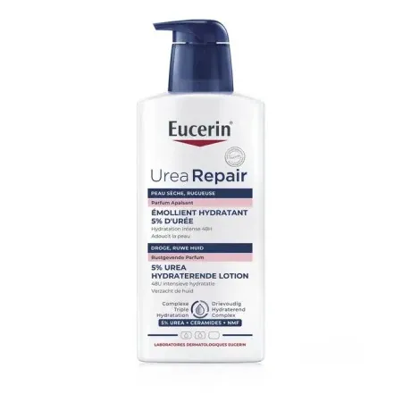 Eucerin UreaRepair Emollient Hydratant 5% d'Urée 400ml - Univers Pharmacie
