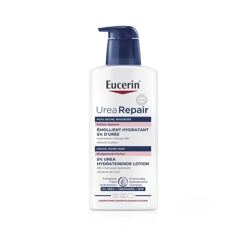 Eucerin UreaRepair Emollient Hydratant 5% d'Urée 400ml - Univers Pharmacie