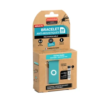 Manouka Bracelet Lagon Anti-Moustique Toutes Zones - Univers Pharmacie