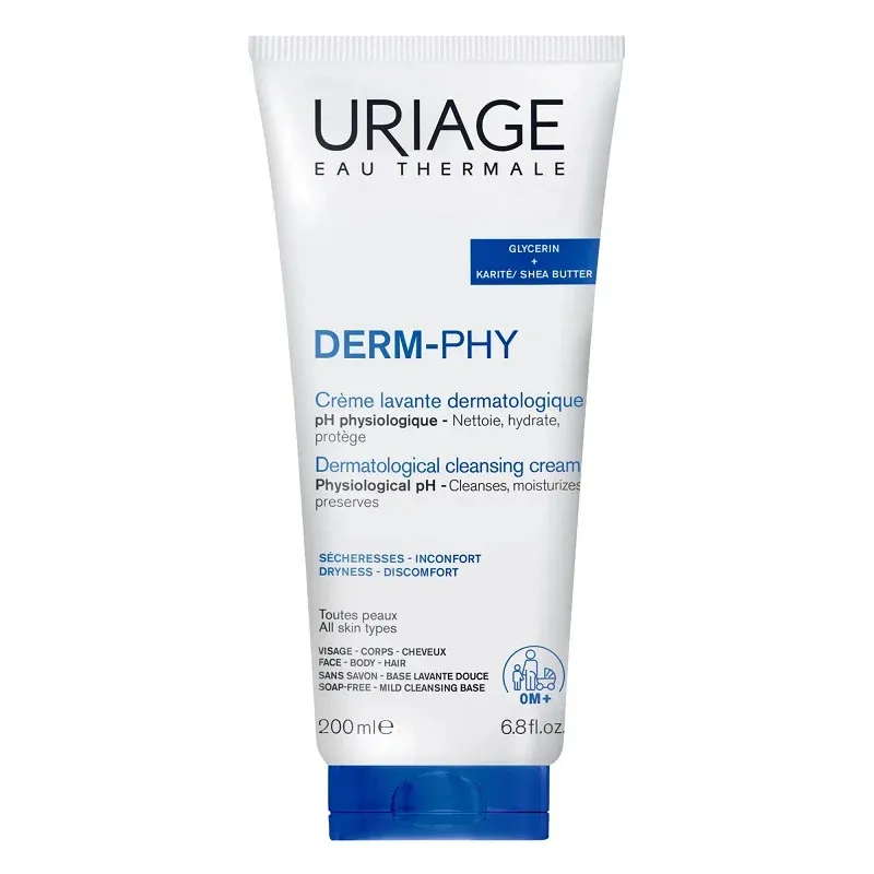 Uriage Derm-Phy Crème Lavante Dermatologique 200ml