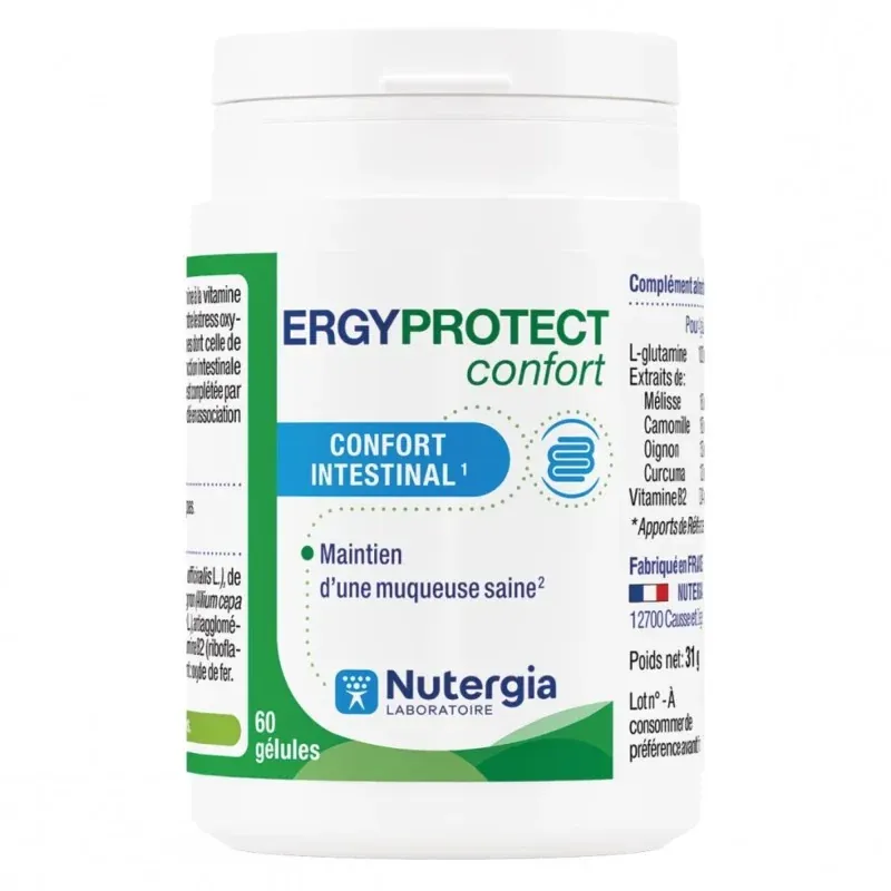 Nutergia ErgyProtect Confort 60 gélules - Univers Pharmacie