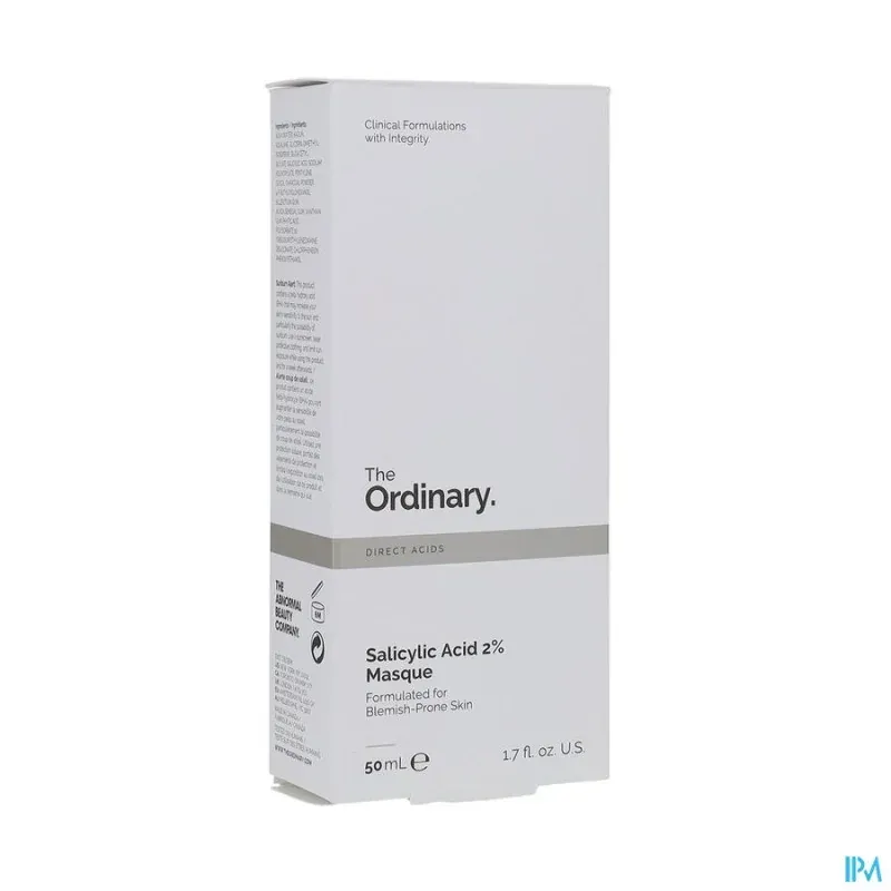The Ordinary Salicylic Acid 2% Masque 50ml - Univers Pharmacie