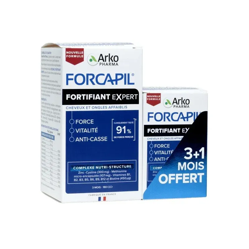 Arkopharma Forcapil Fortifiant Cheveux & Ongles 240 gélules - Univers Pharmacie