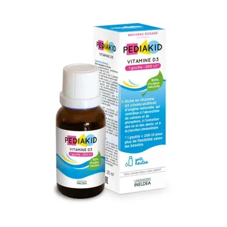 Pediakid Vitamine D3 20ml - Univers Pharmacie