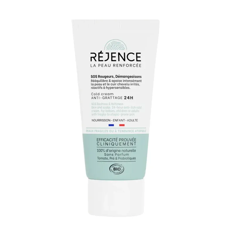 Réjence SOS Rougeurs Démangeaisons Cold Cream Bio 40ml - Univers Pharmacie