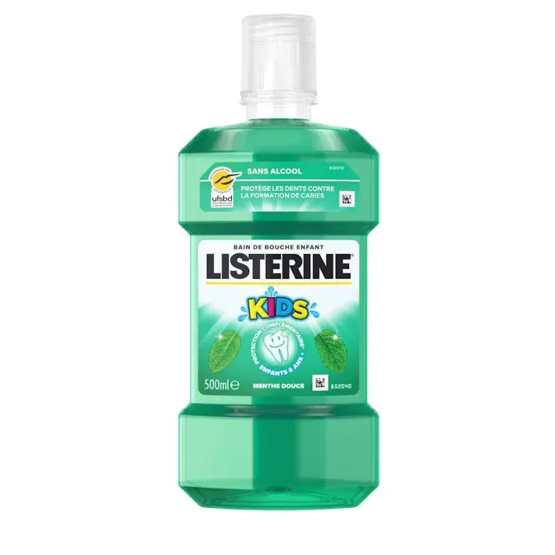 Listerine Kids Bain de Bouche Enfant 500ml - Univers Pharmacie