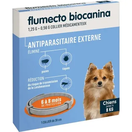 Flumecto Biocanina Petit Chien Parasitaire Externe Collier - Univers Pharmacie