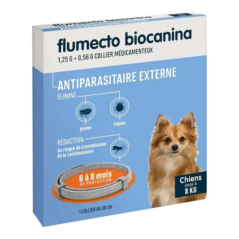 Flumecto Biocanina Petit Chien Parasitaire Externe Collier - Univers Pharmacie