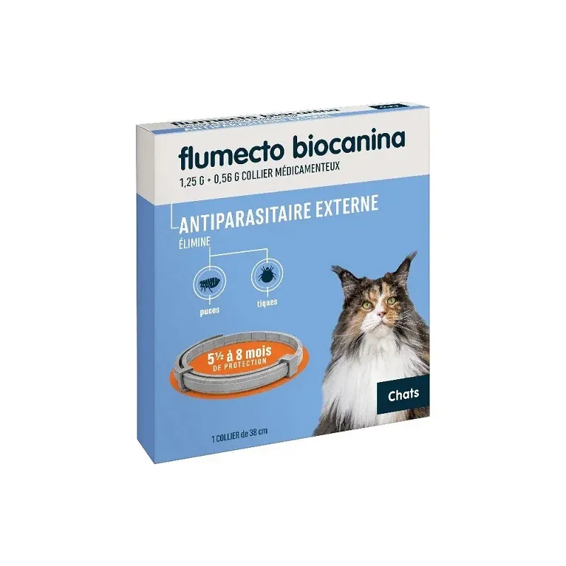 Flumecto Biocanina Chat Parasitaire Externe Collier - Univers Pharmacie