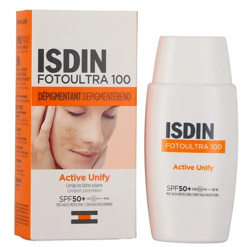 ISDIN Fotoultra 100 Dépigmentant Unify SPF50+ 50ml - Univers Pharmacie