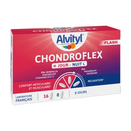 Alvityl Chondroflex Jour Nuit 16+8 comprimés - Univers Pharmacie