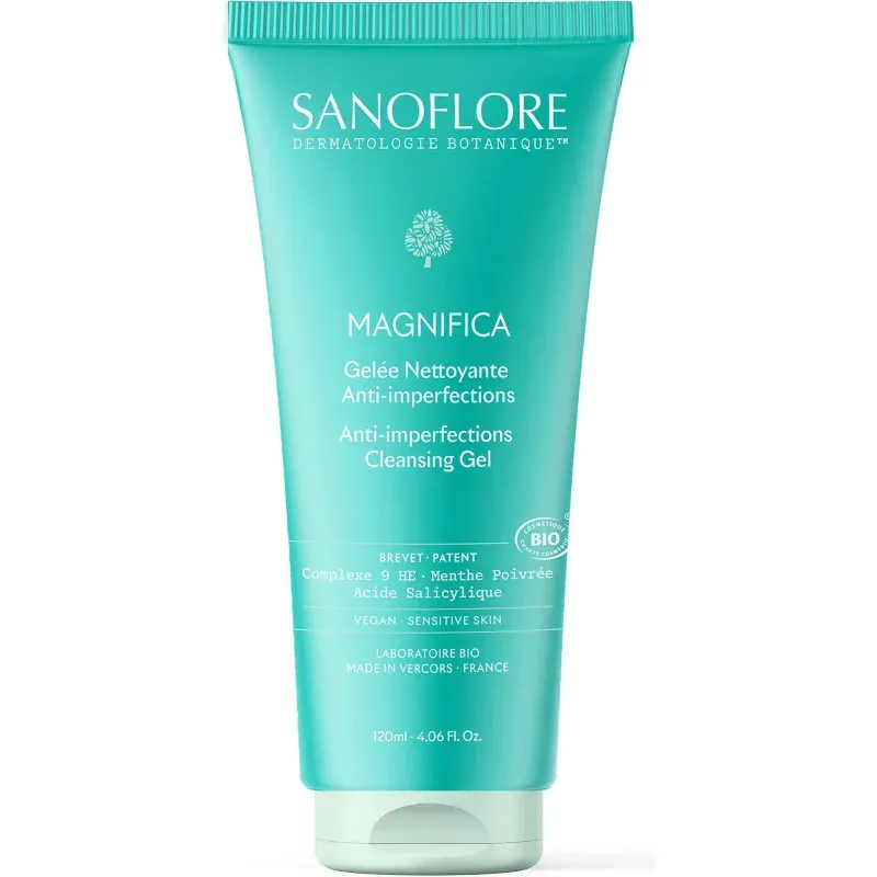 Sanoflore Magnifica Gelée Nettoyante Anti-Imperfections Bio 120 ml - Univers Pharmacie