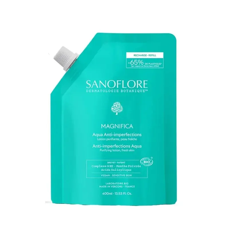 Sanoflore Magnifica Aqua Anti-imperfections Lotion Purifiante Recharge 400ml - Univers Pharmacie