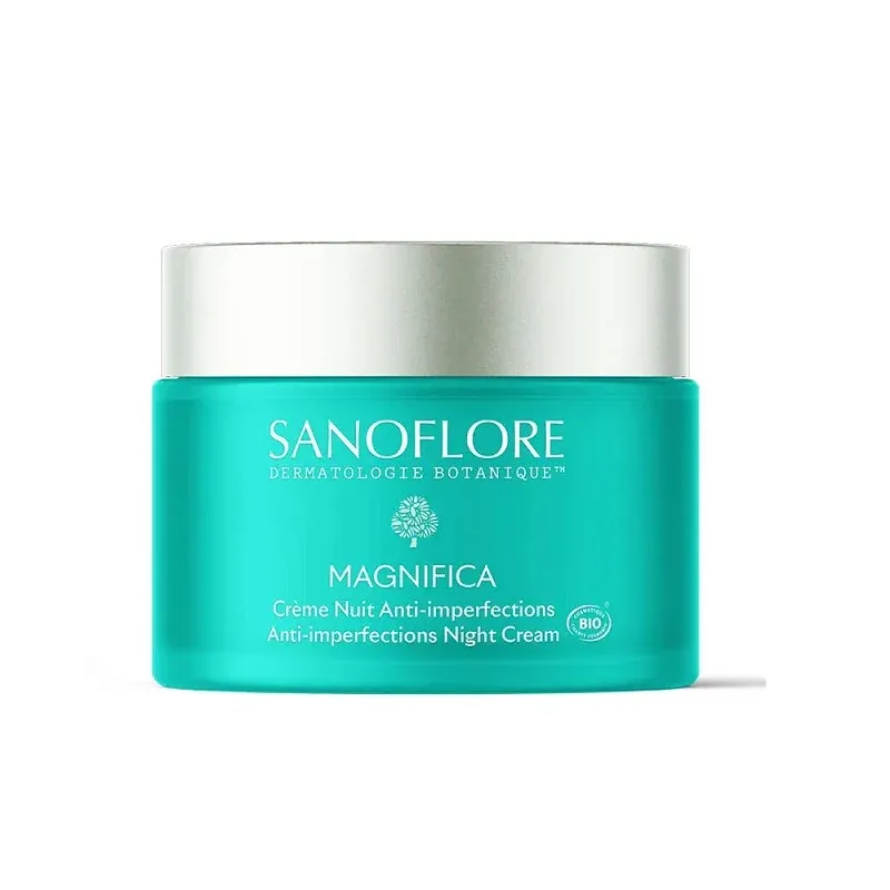 Sanoflore Magnifica Crème de Nuit Anti-imperfections 50ml - Univers Pharmacie