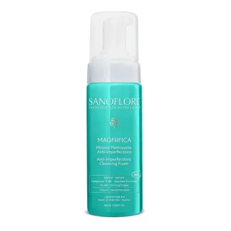 Sanoflore Magnifica Mousse Nettoyante Anti-Imperfection Bio 150ml - Univers Pharmacie