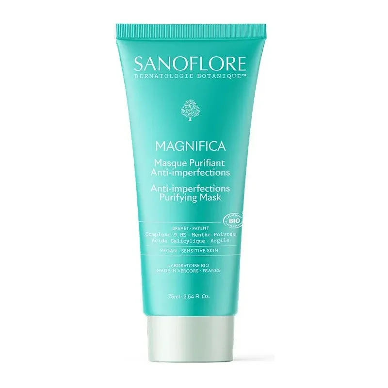 Sanoflore Magnifica Masque Purifiant Anti-imperfections 75ml - Univers Pharmacie