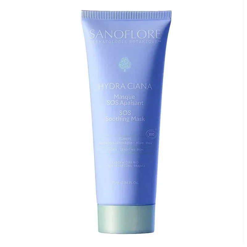 Sanoflore Hydra Ciana Masque SOS Apaisant Bio 75ml - Univers Pharmacie