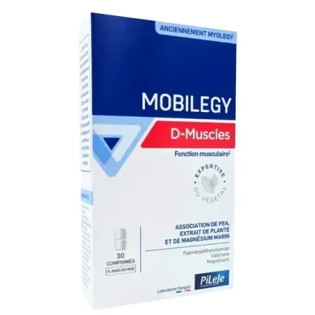 PiLeJe Mobilegy D-Muscles 30 comprimés - Univers Pharmacie