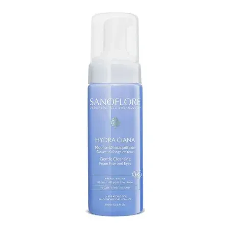 Sanoflore Hydra Ciana Mousse Démaquillante 150ml - Univers Pharmacie