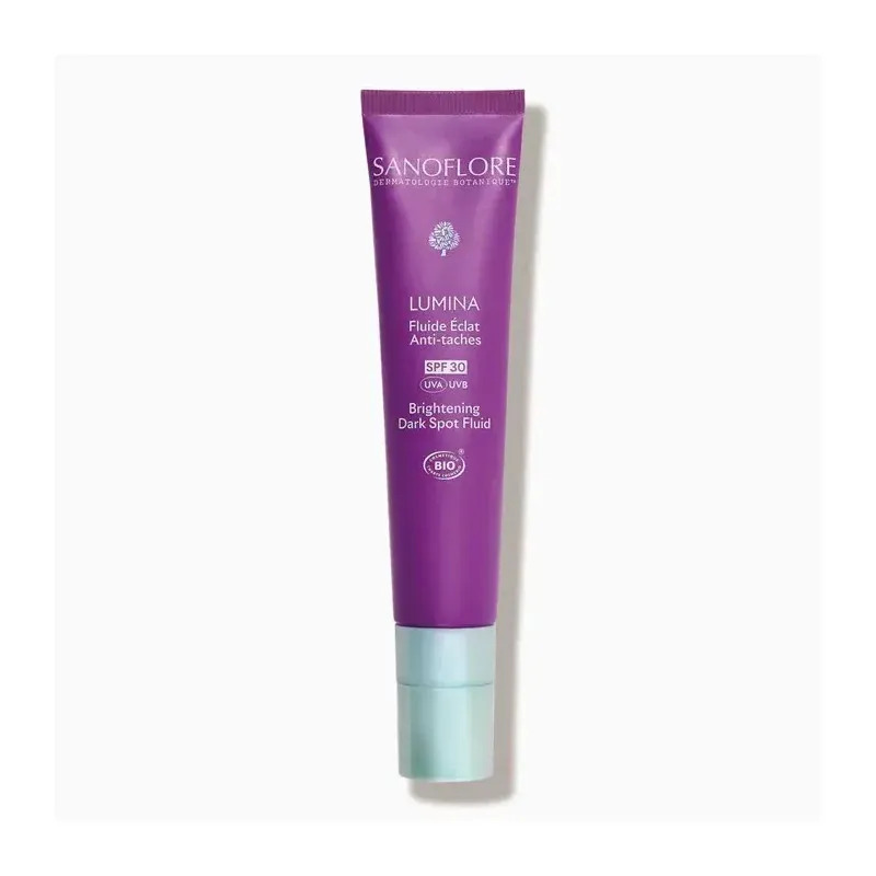 Sanoflore Lumina Fluide Eclat Anti-taches SPF30 Bio 40ml - Univers Pharmacie