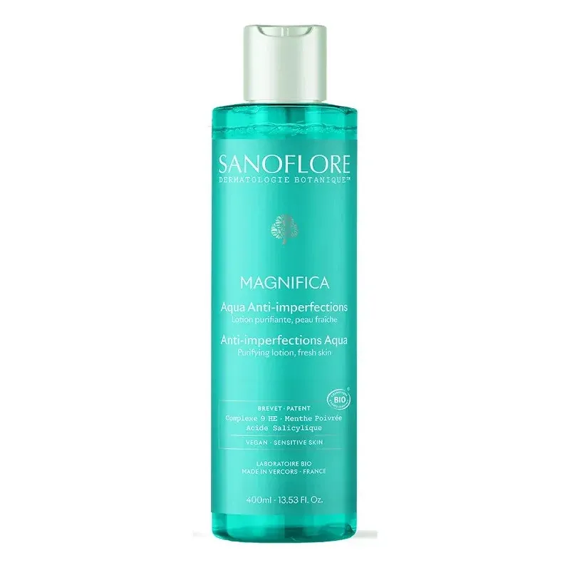 Sanoflore Magnifica Aqua Anti-imperfections Lotion Purifiante Bio 400ml - Univers Pharmacie