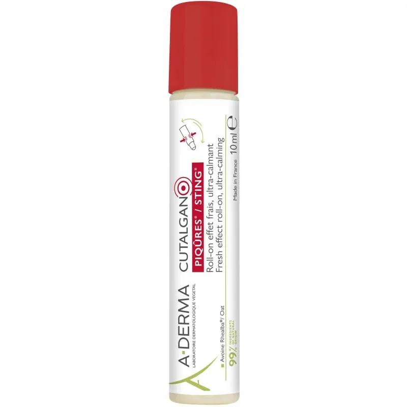 A-Derma Cutalgan Roll-on Effet Frais Piqûres 10ml - Univers Pharmacie